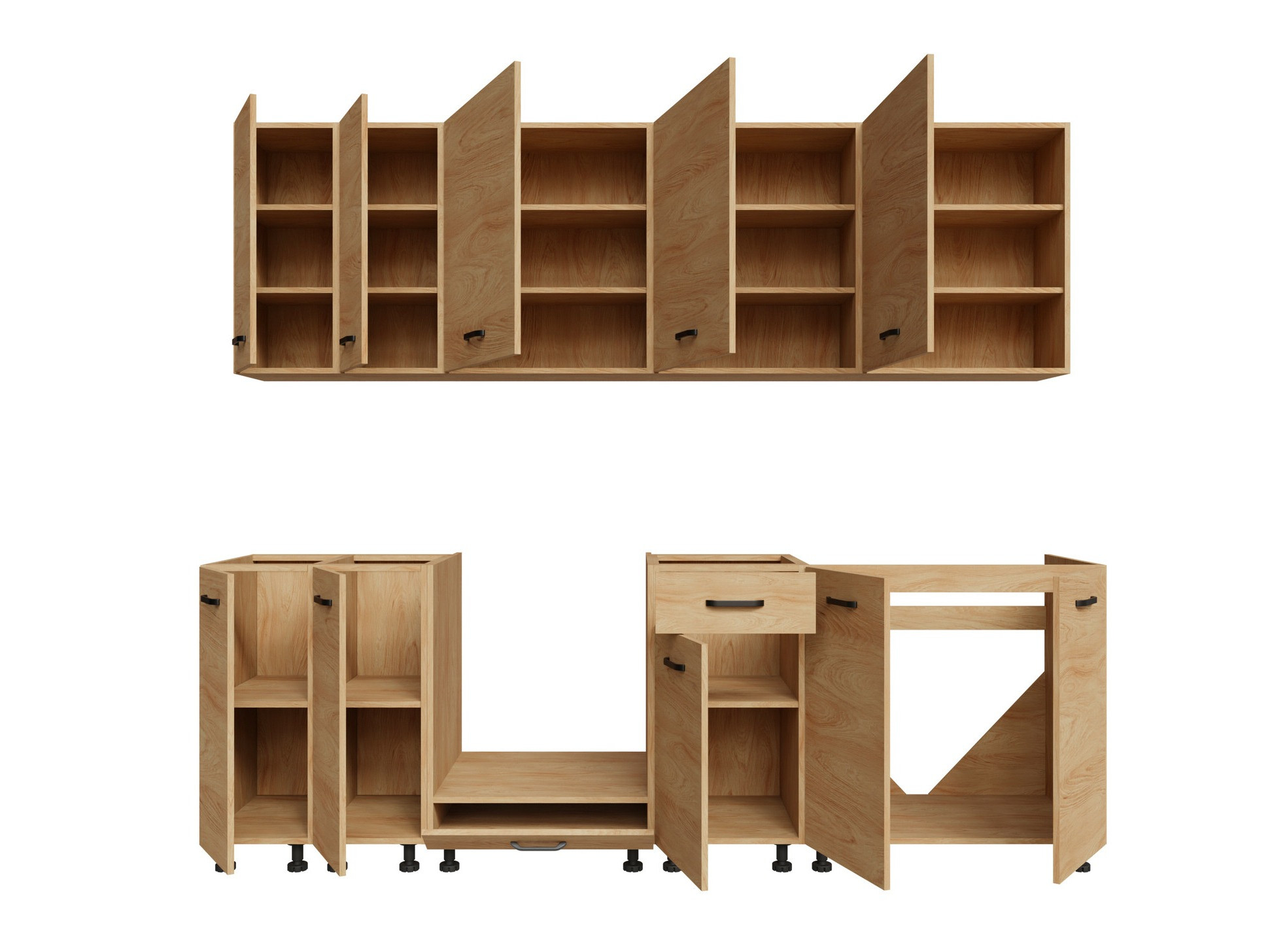 Moduļu virtuves komplekts Amper Lancelot 172