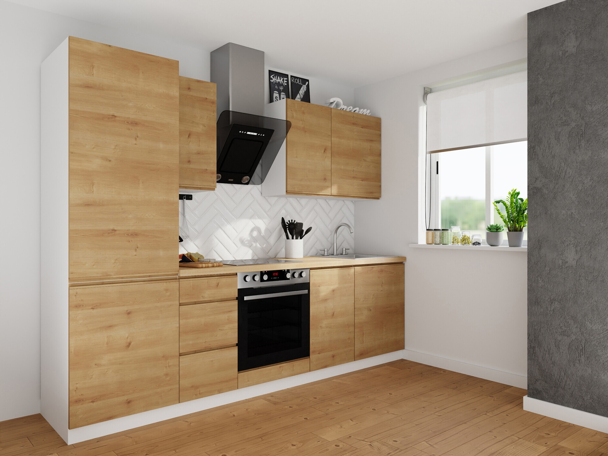 Moduļu virtuves komplekts Soli Oak 162