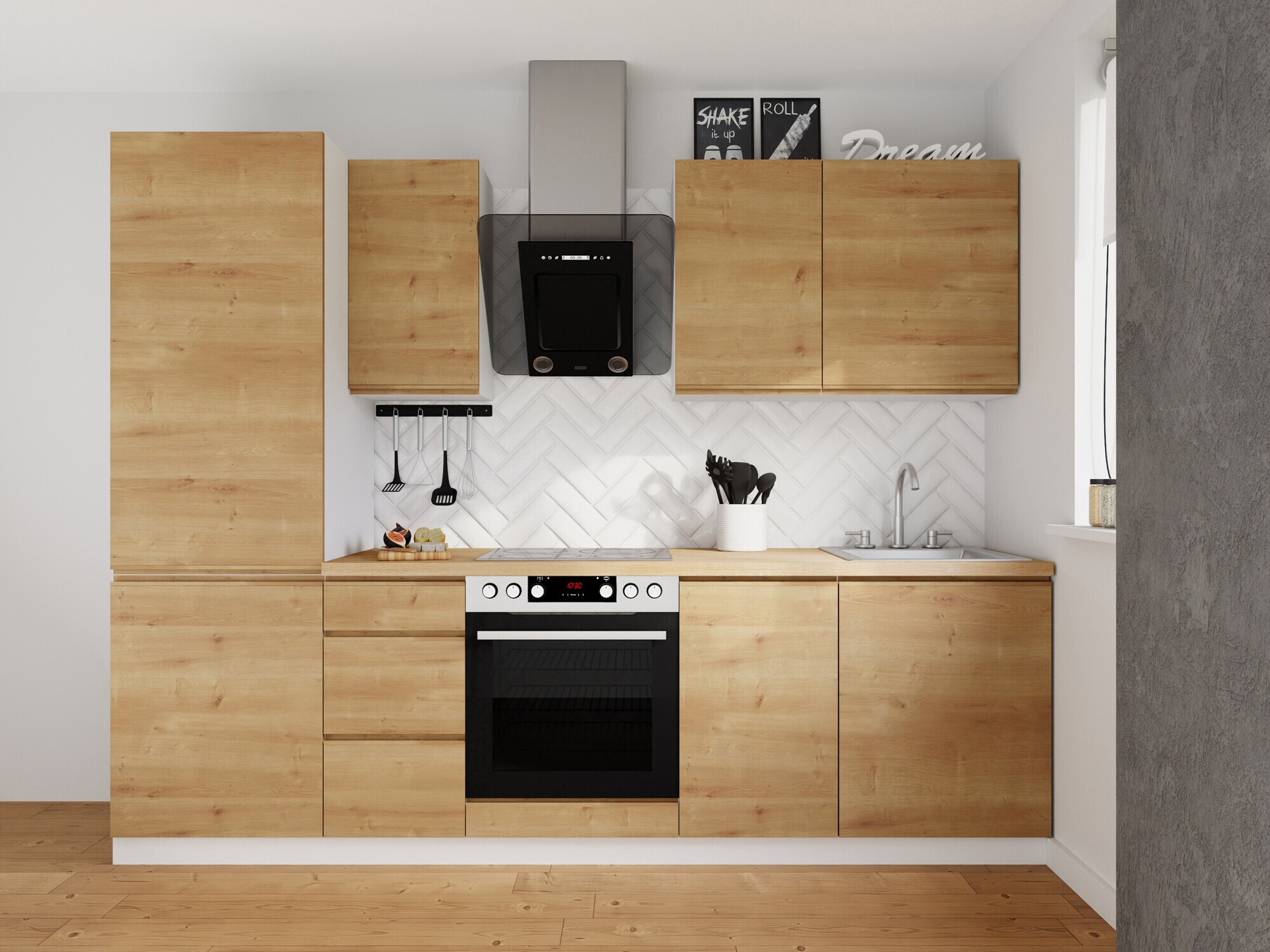 Moduļu virtuves komplekts Soli Oak 162