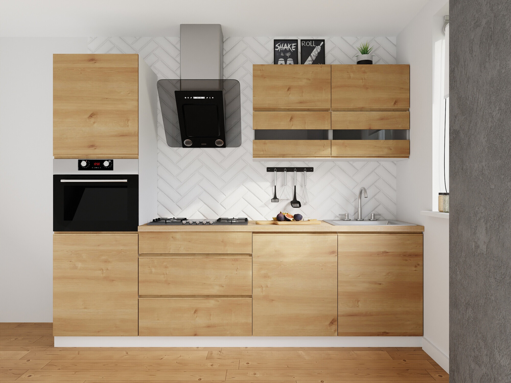 Moduļu virtuves komplekts Soli Oak 164