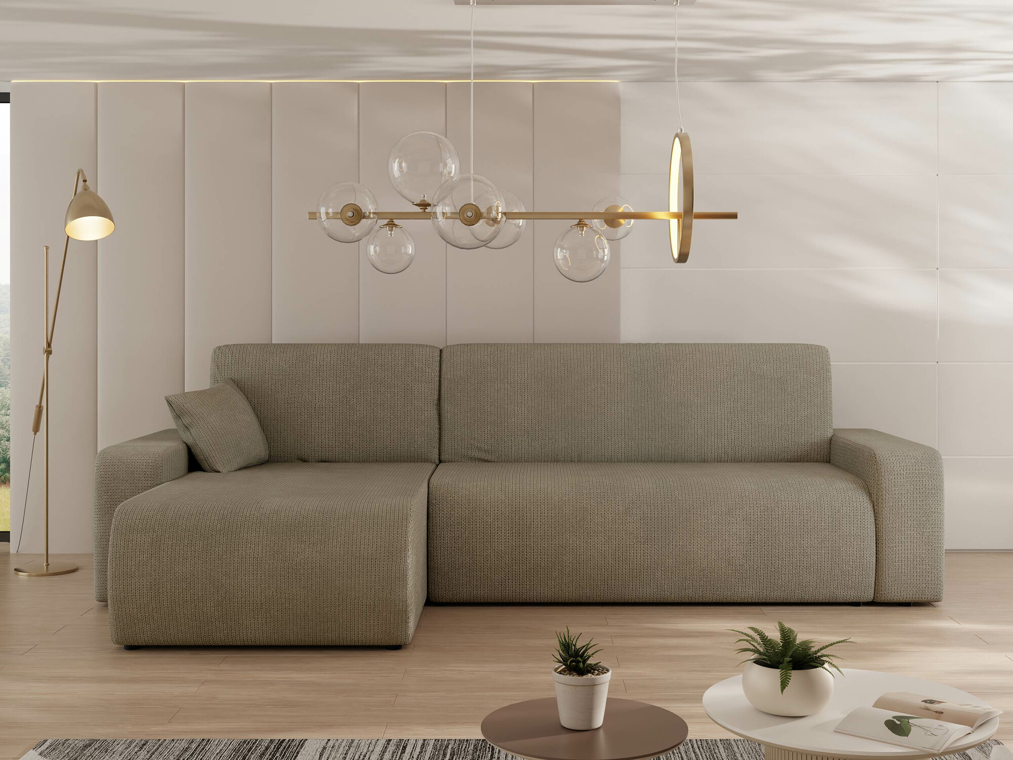 Угловой диван Shelton 102 (Lima 80)