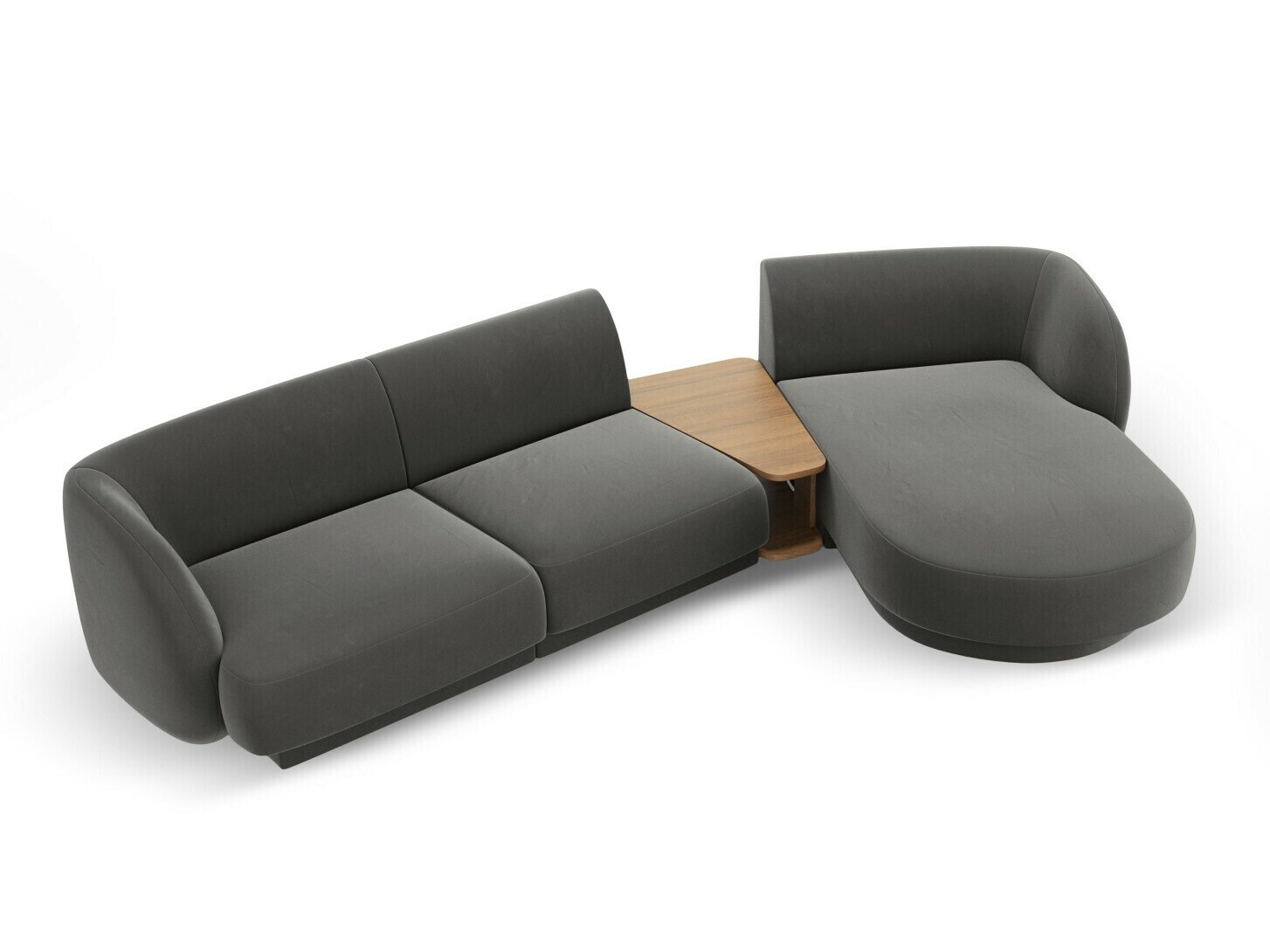 Модульный угловой диван Tivlomi 117 (Bluvel 13)