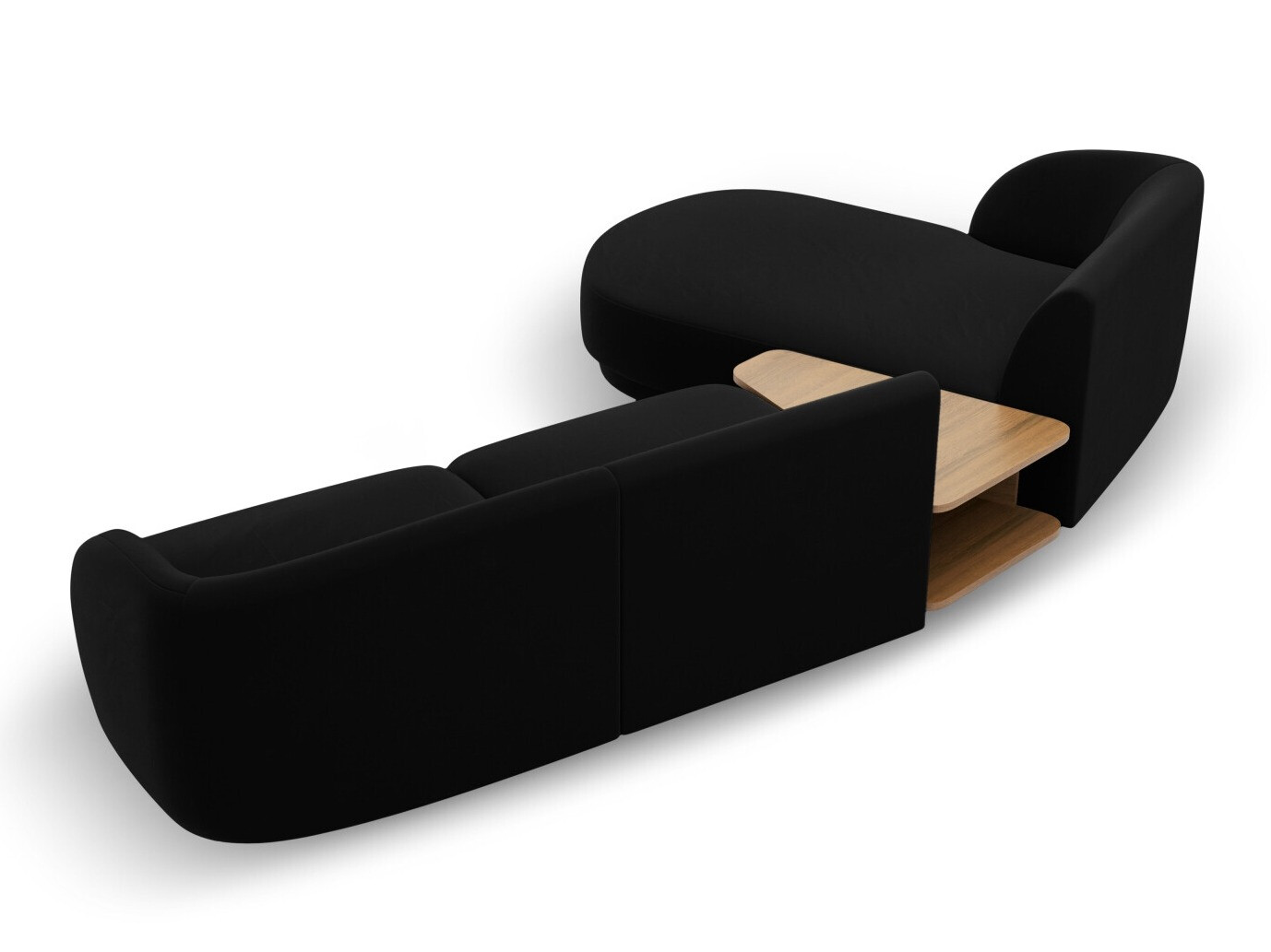 Модульный угловой диван Tivlomi 117 (Bluvel 19)