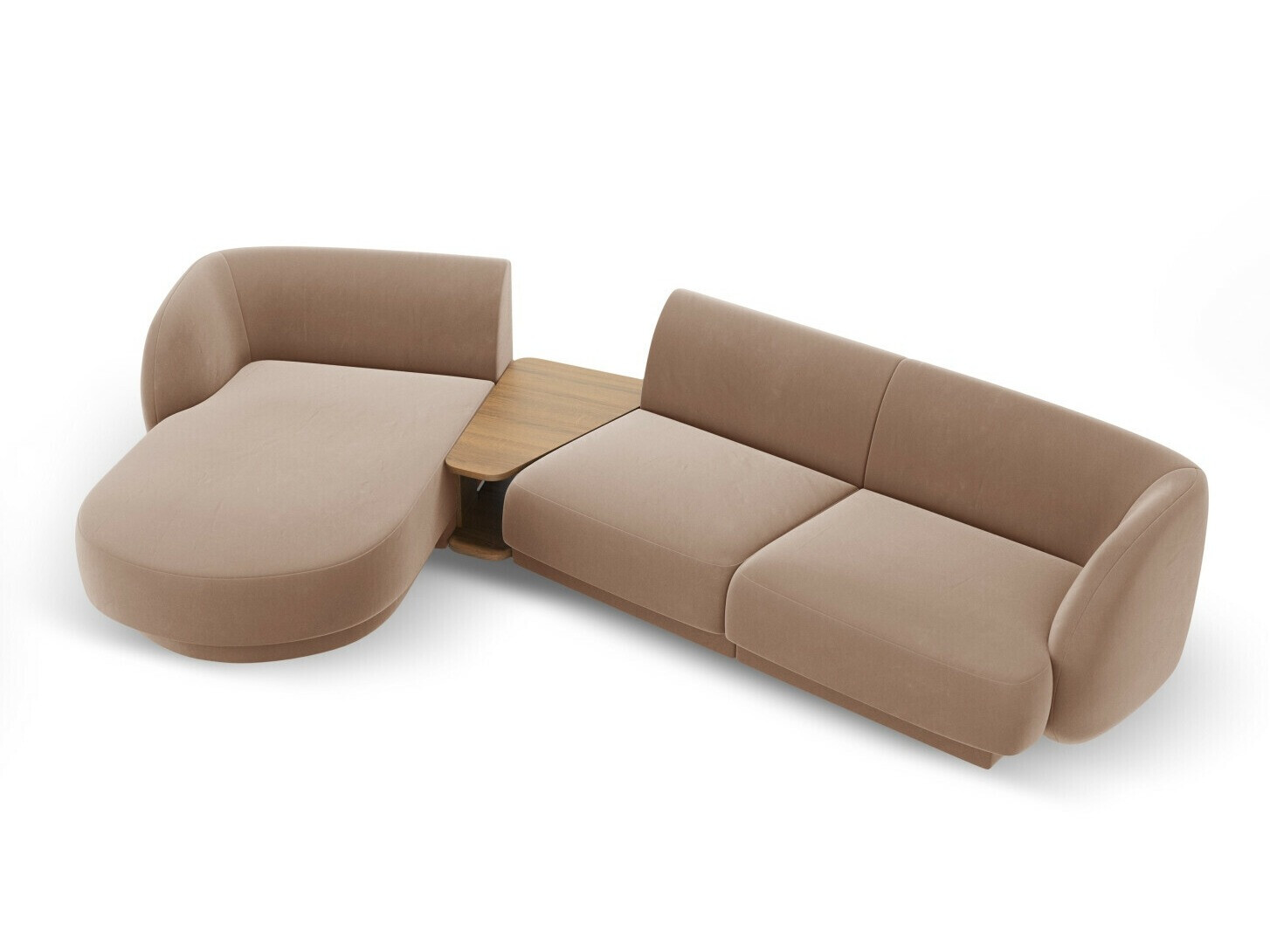 Модульный угловой диван Tivlomi 117 (Bluvel 40)