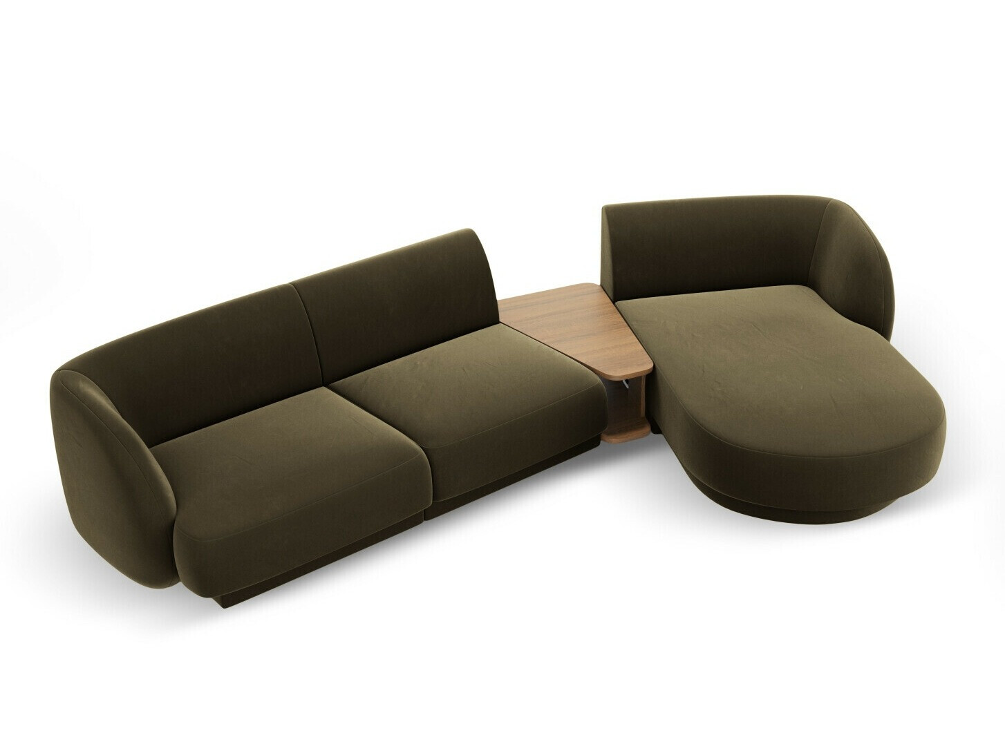 Модульный угловой диван Tivlomi 117 (Bluvel 77)