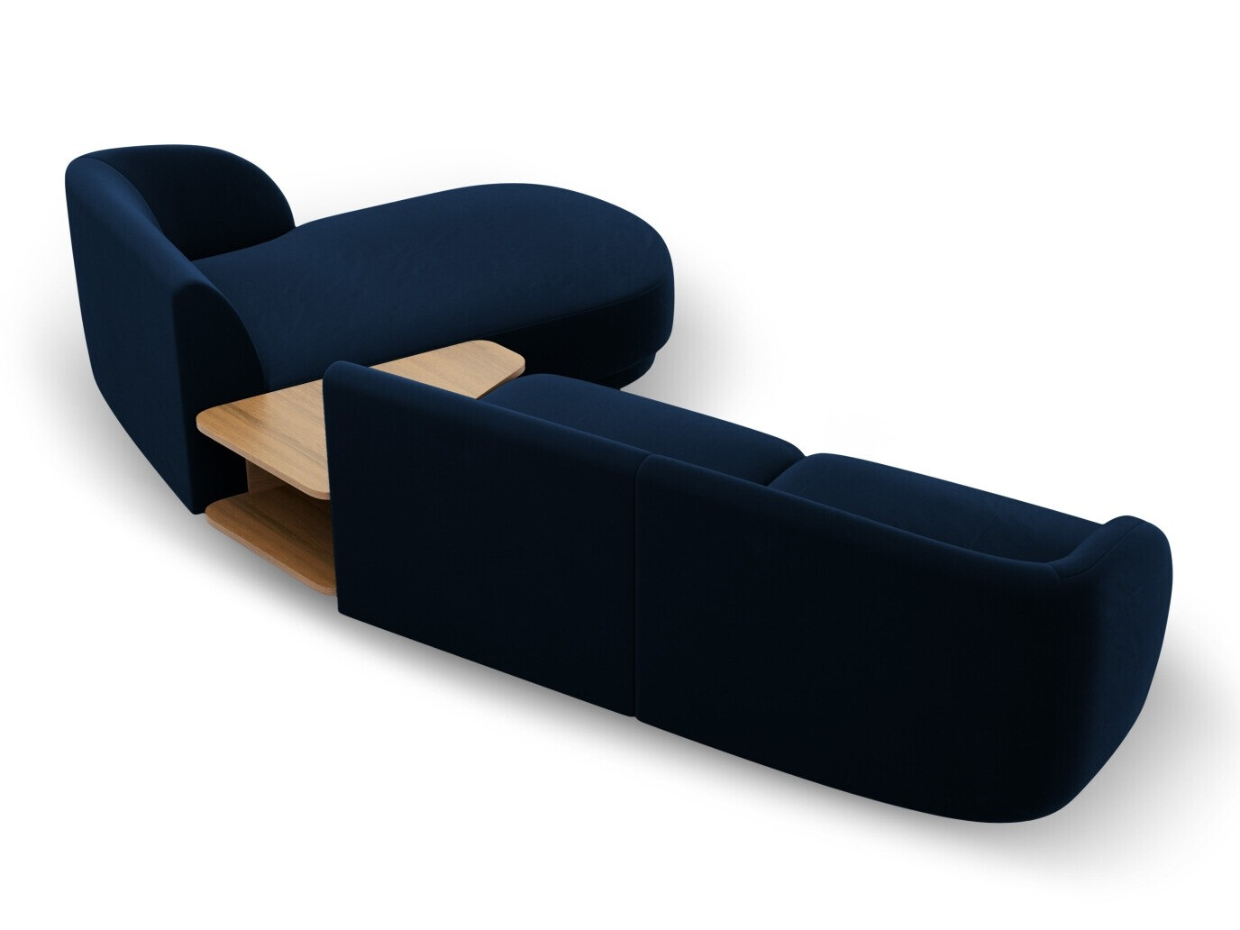 Модульный угловой диван Tivlomi 117 (Bluvel 86)