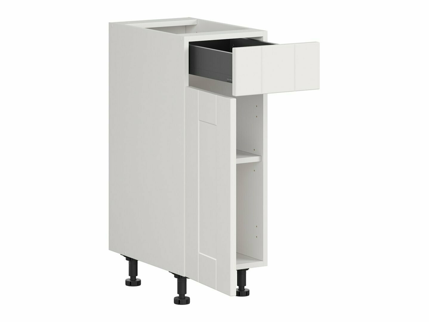 Moduļu skapis ar atvilktni un durvīm Eva White 102