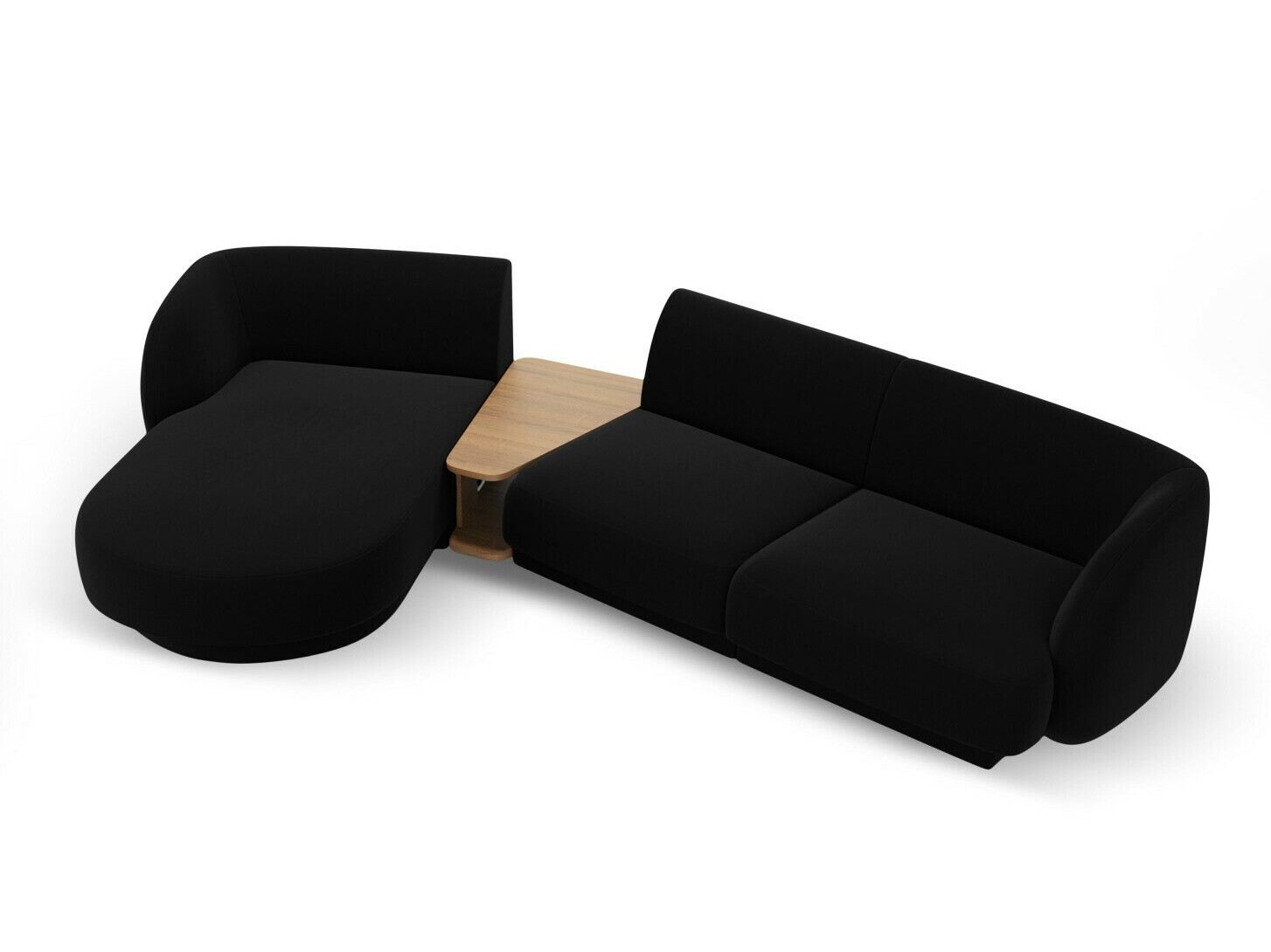 Moduļu stūra dīvāns Tivlomi 117 (Bluvel 19)