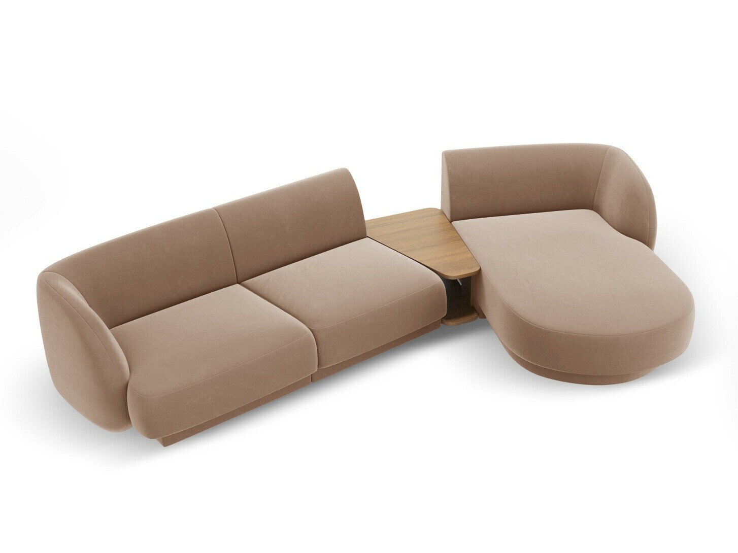 Moduļu stūra dīvāns Tivlomi 117 (Bluvel 40)