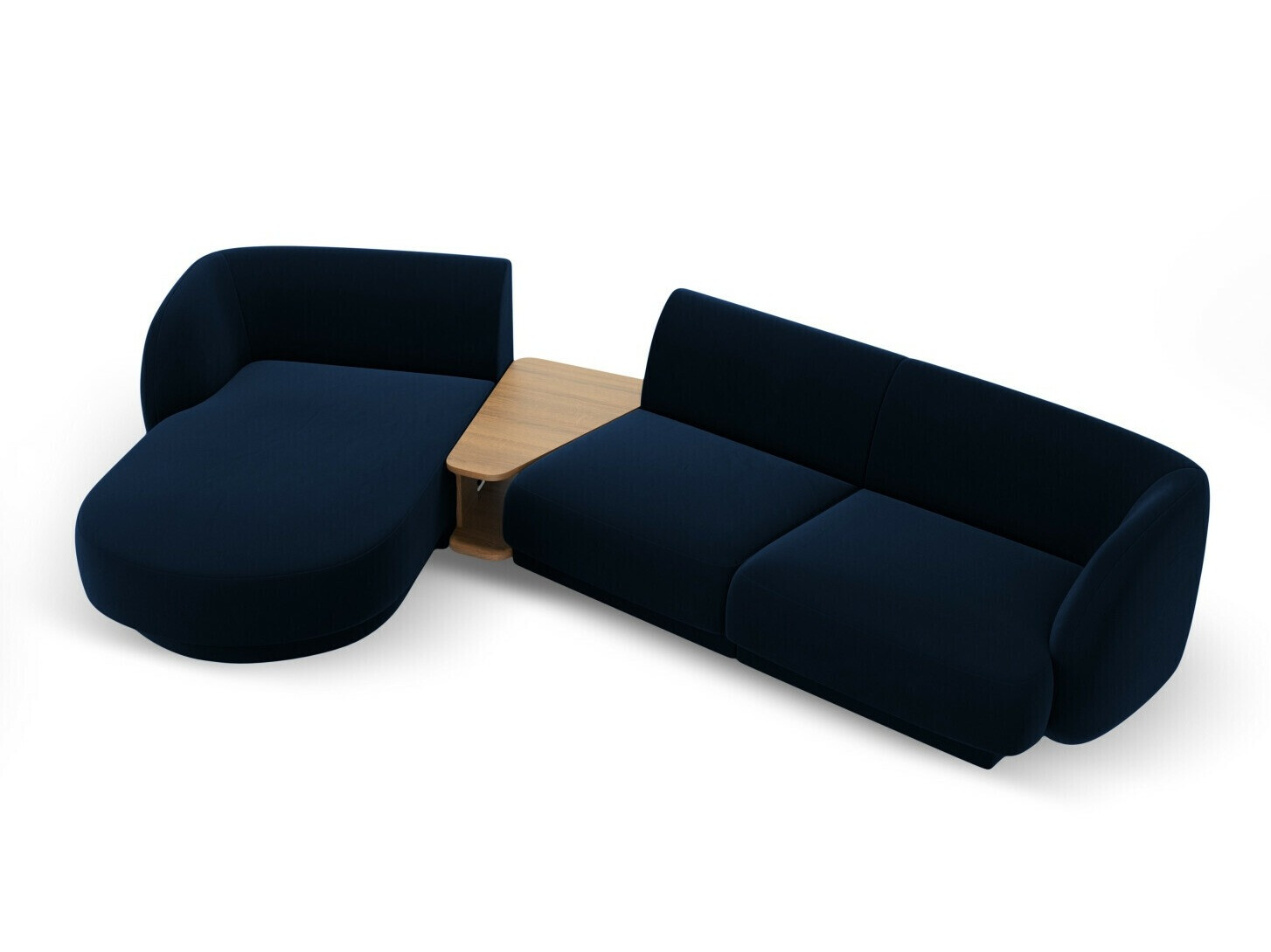 Moduļu stūra dīvāns Tivlomi 117 (Bluvel 86)