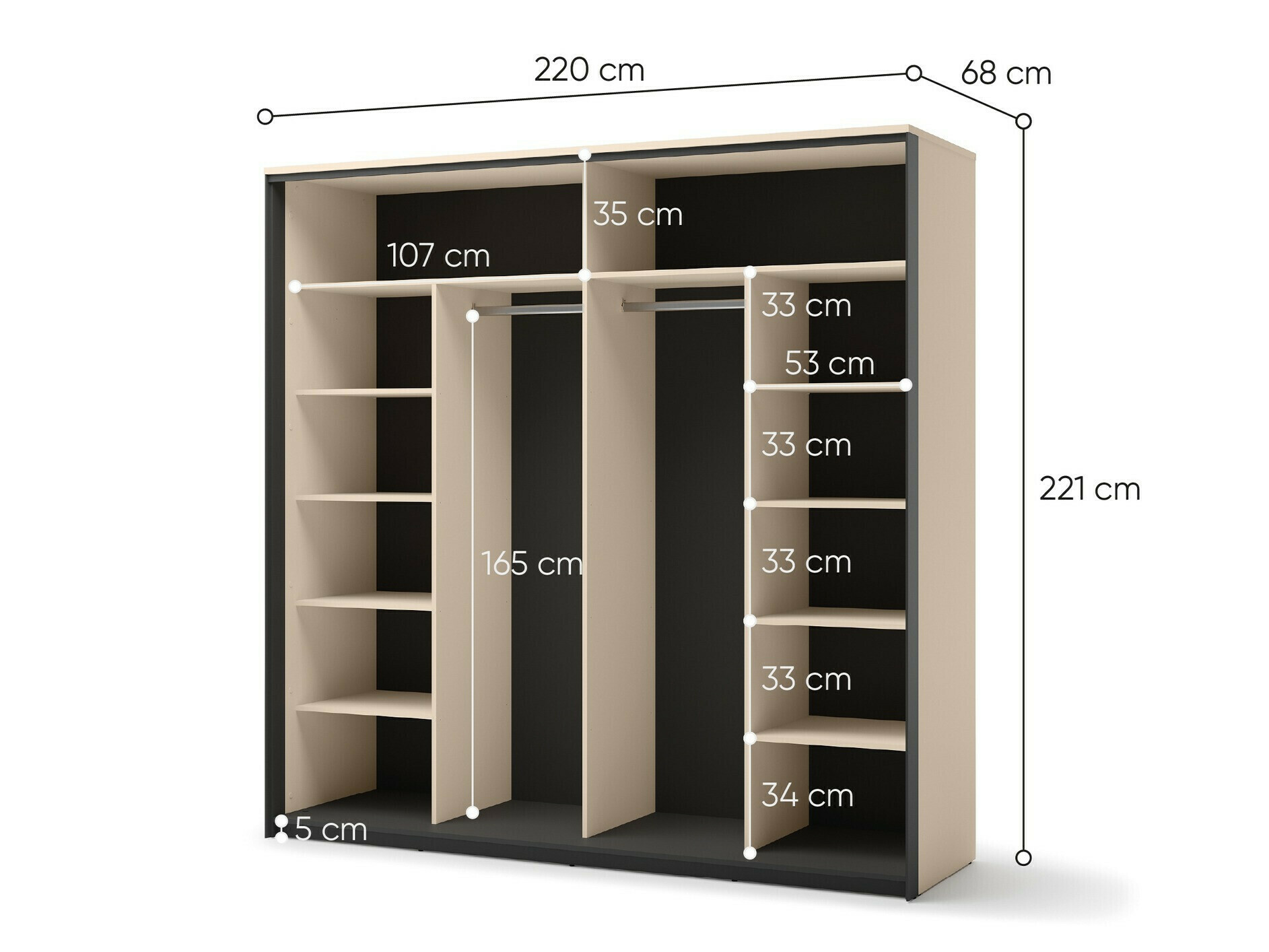 Guļamistabas komplekts Virmoro 106