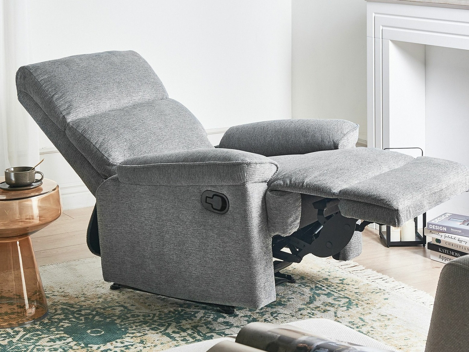 Кресло реглайнер Berwyn 1408 (Серый)