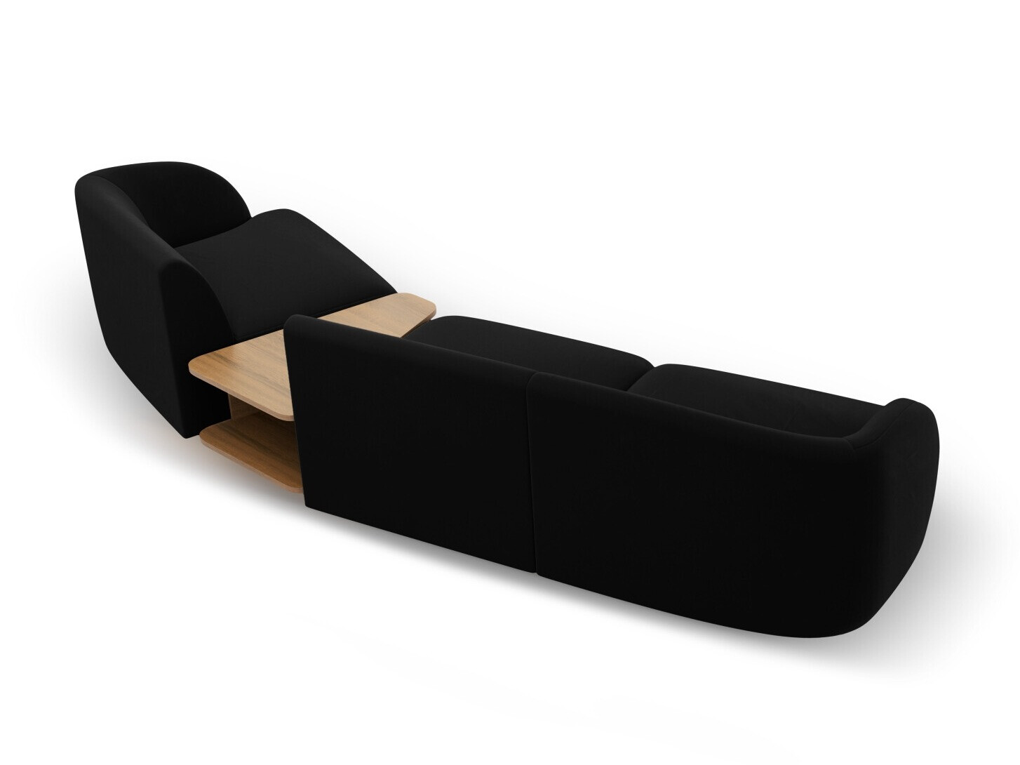 Модульный угловой диван Tivlomi 118 (Bluvel 19)