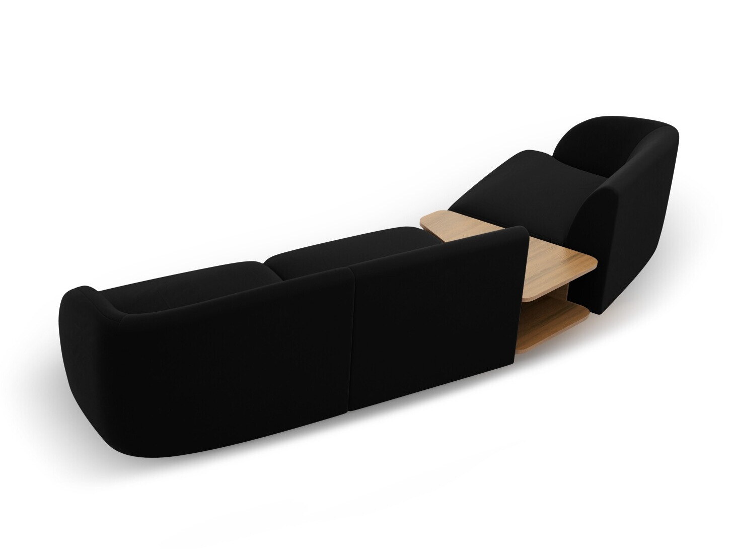 Модульный угловой диван Tivlomi 118 (Bluvel 19)