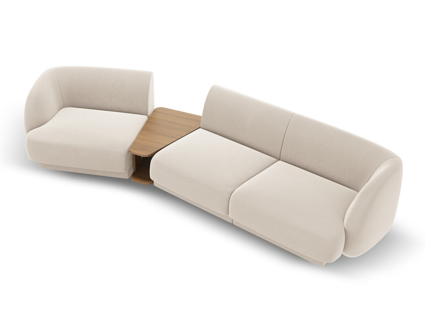 Модульный угловой диван Tivlomi 118 (Bluvel 22)