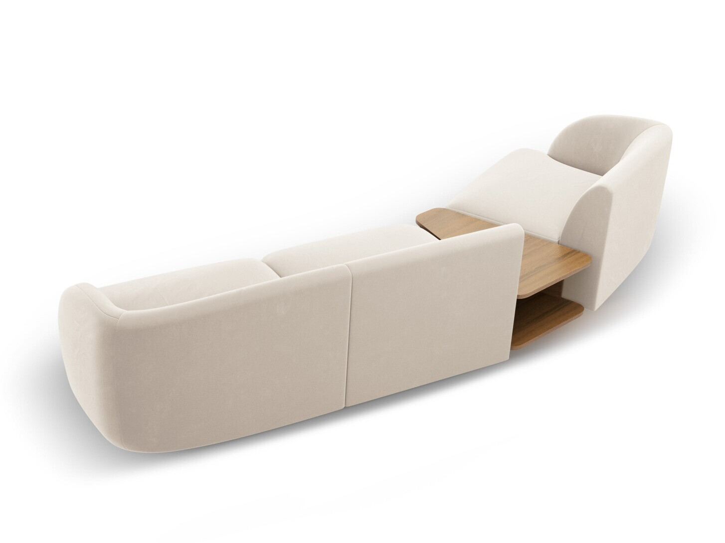 Модульный угловой диван Tivlomi 118 (Bluvel 22)