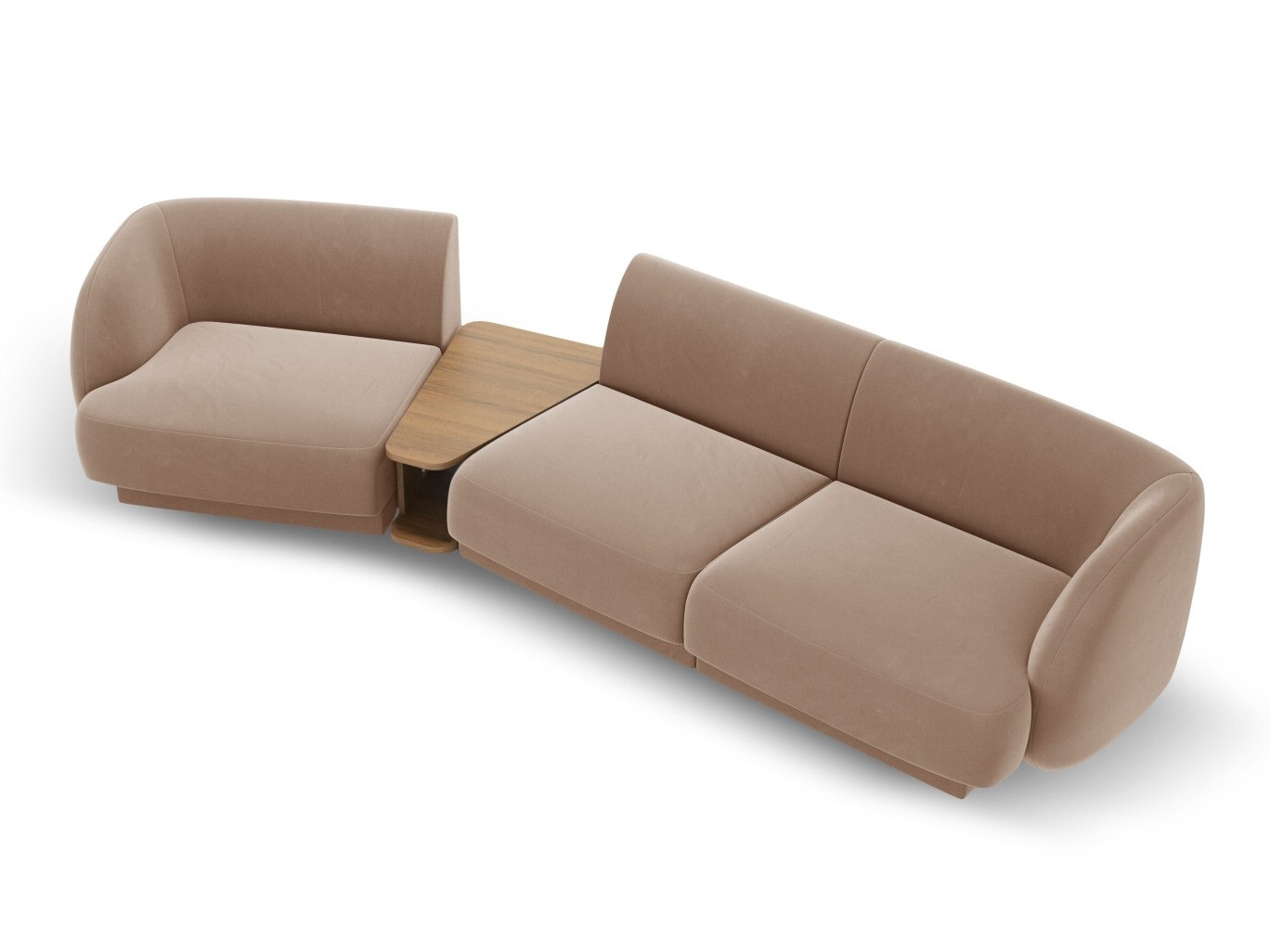 Модульный угловой диван Tivlomi 118 (Bluvel 40)