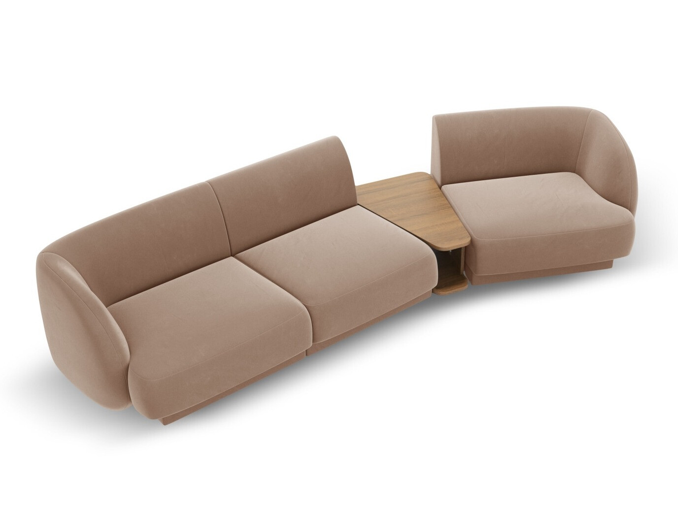 Модульный угловой диван Tivlomi 118 (Bluvel 40)