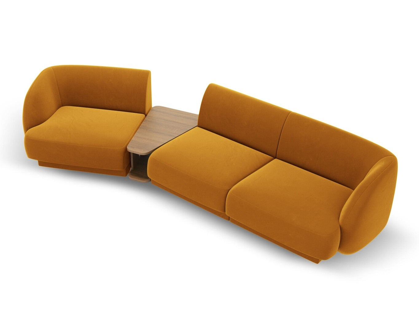 Модульный угловой диван Tivlomi 118 (Bluvel 68)