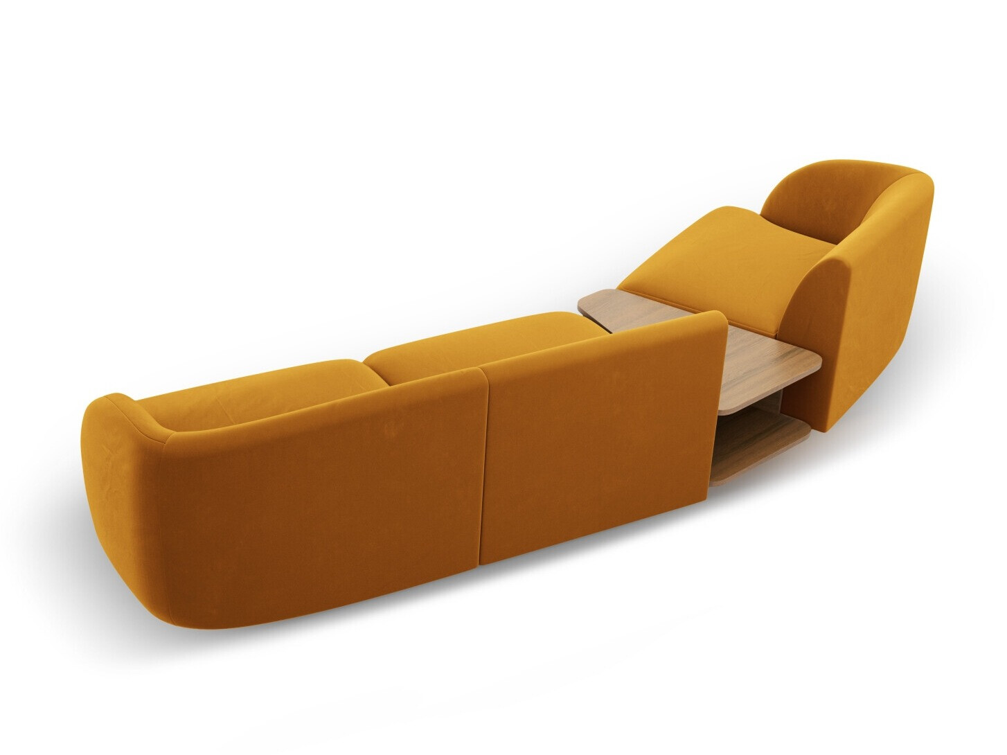 Модульный угловой диван Tivlomi 118 (Bluvel 68)