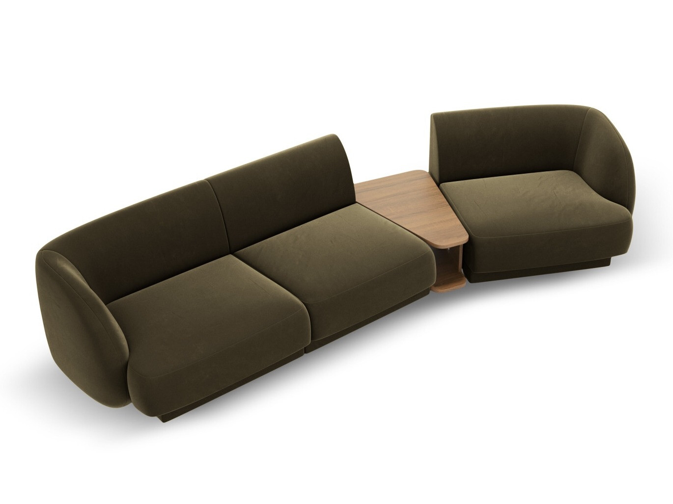 Модульный угловой диван Tivlomi 118 (Bluvel 77)