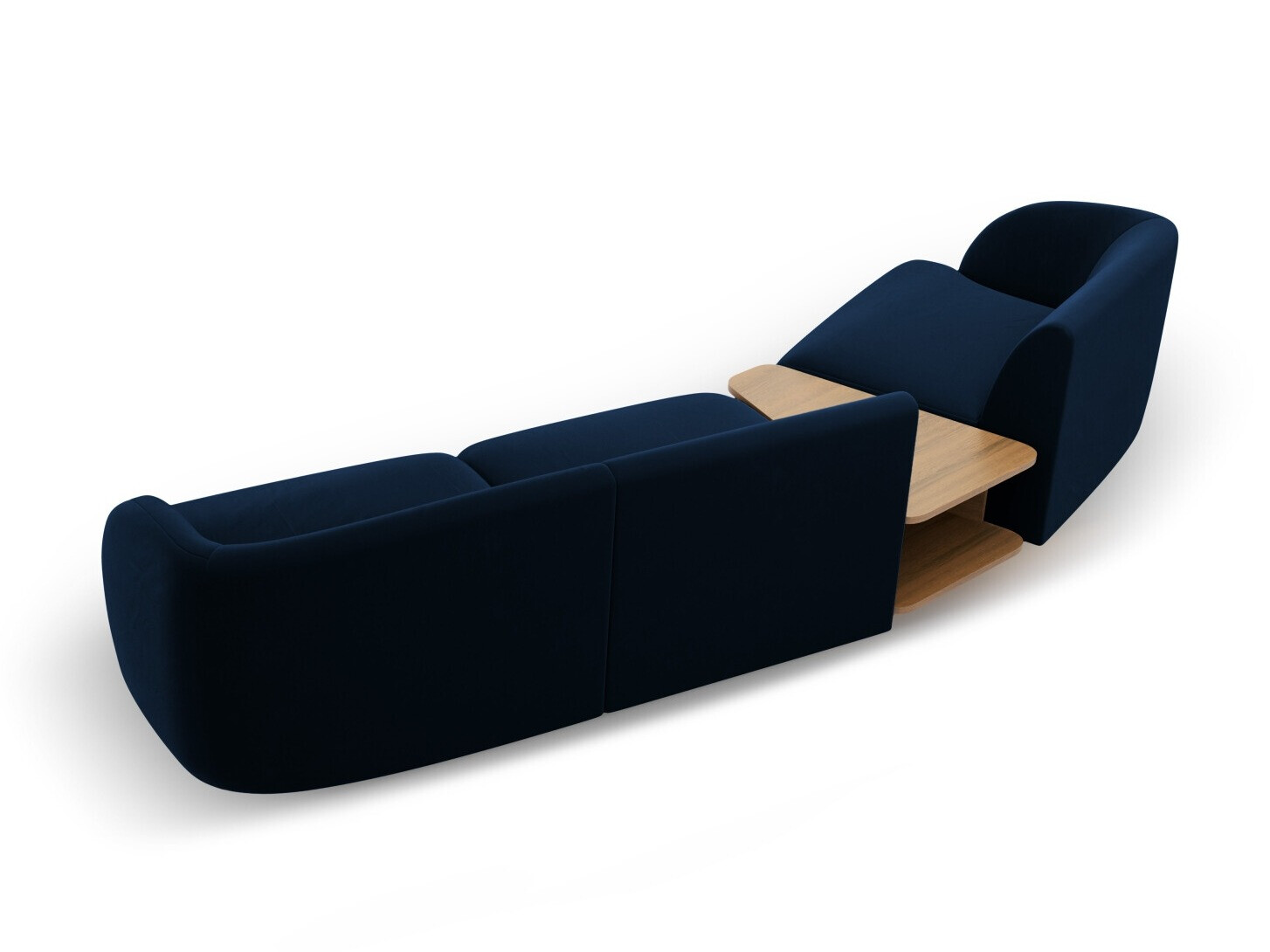 Модульный угловой диван Tivlomi 118 (Bluvel 86)