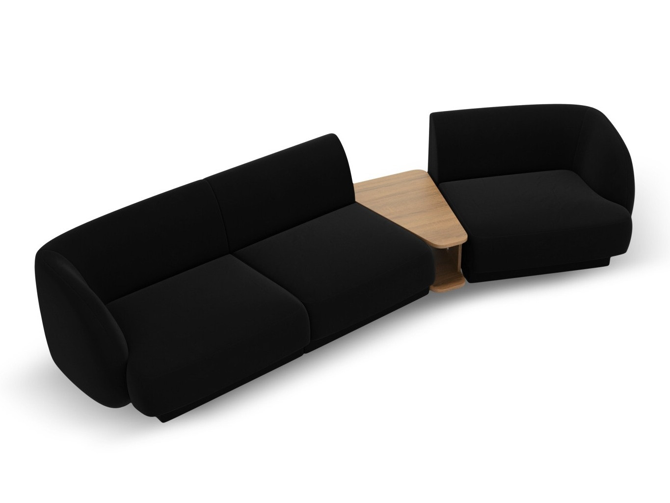 Moduļu stūra dīvāns Tivlomi 118 (Bluvel 19)