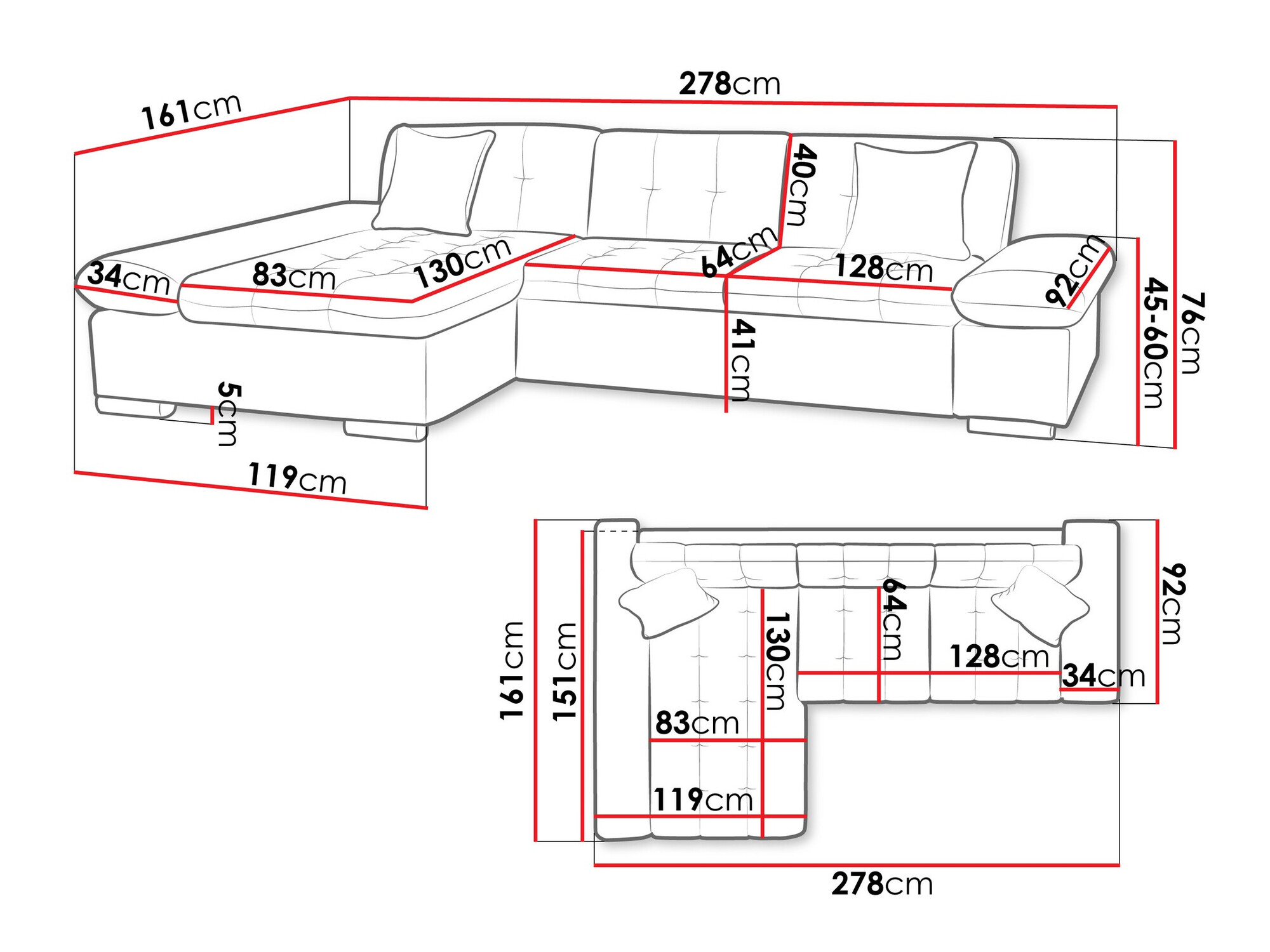 Stūra dīvāns Comfivo 219 (Wave 05)
