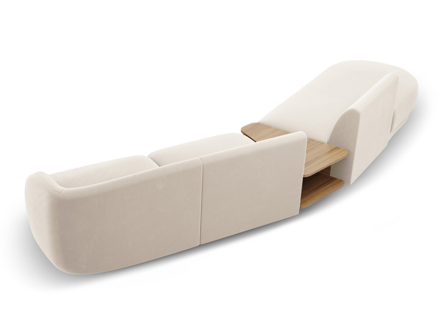 Модульный угловой диван Tivlomi 119 (Bluvel 22)