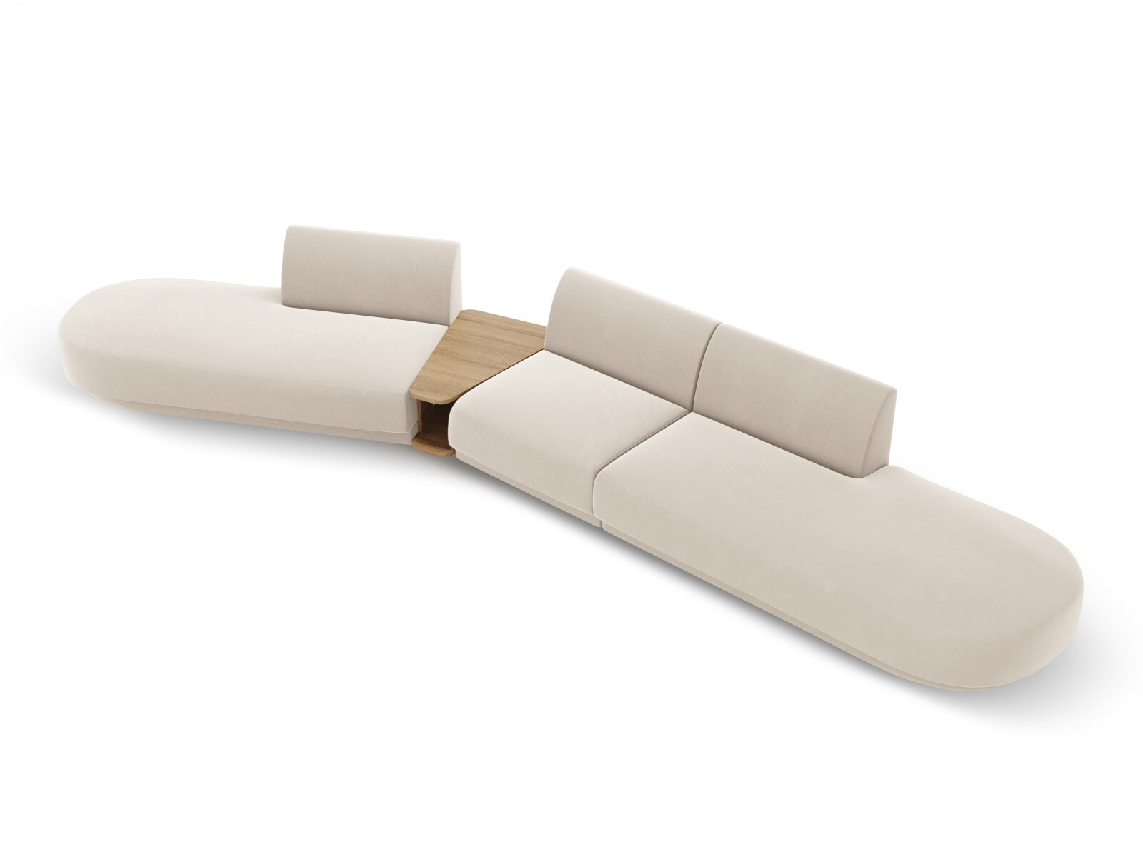 Модульный угловой диван Tivlomi 120 (Bluvel 22)