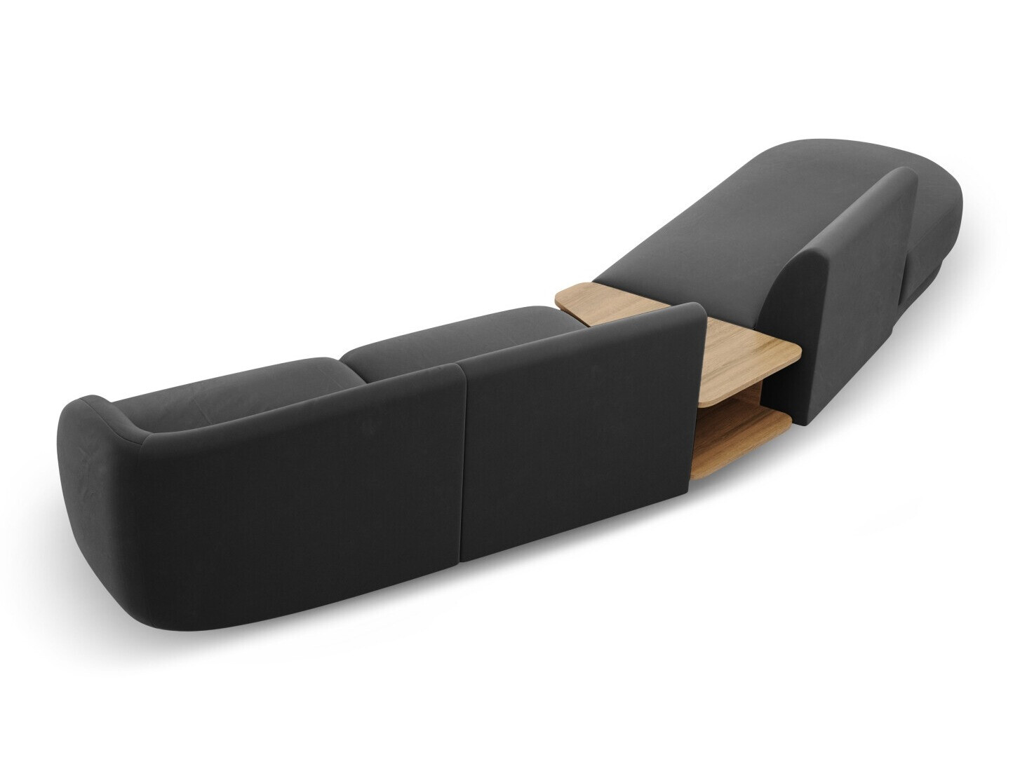 Moduļu stūra dīvāns Tivlomi 119 (Bluvel 14)