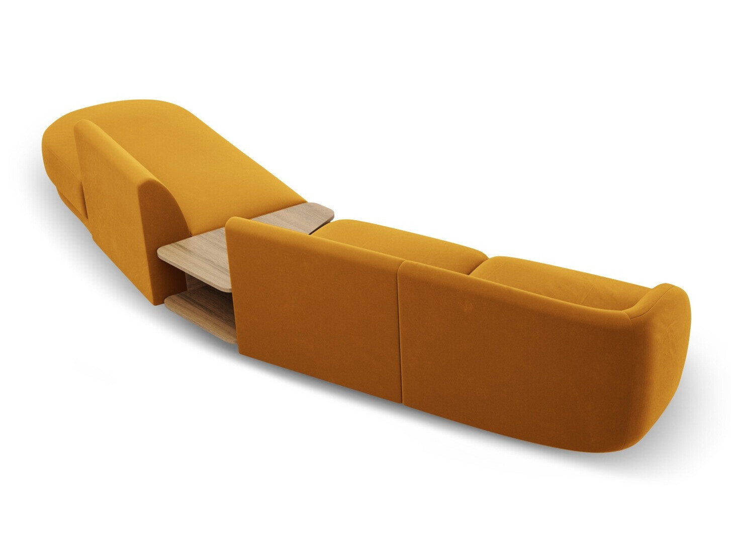 Moduļu stūra dīvāns Tivlomi 119 (Bluvel 68)