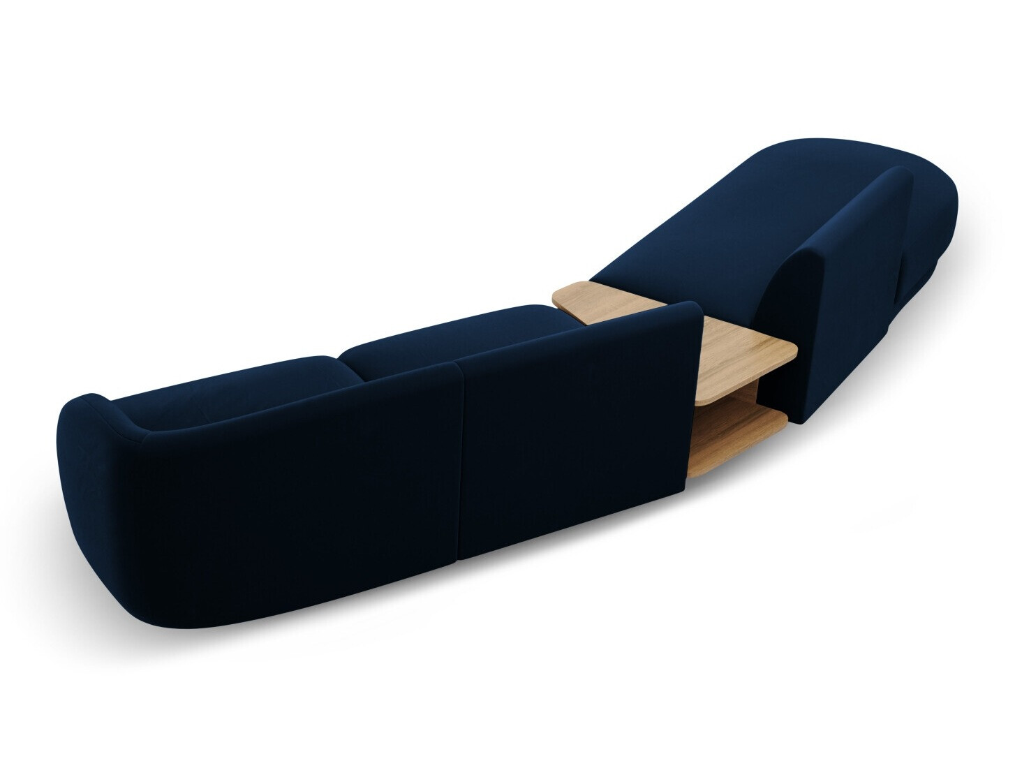 Moduļu stūra dīvāns Tivlomi 119 (Bluvel 86)