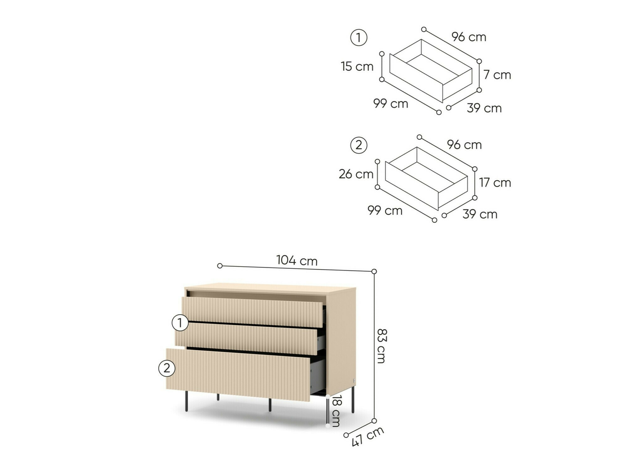 Guļamistabas komplekts Lorfera 110