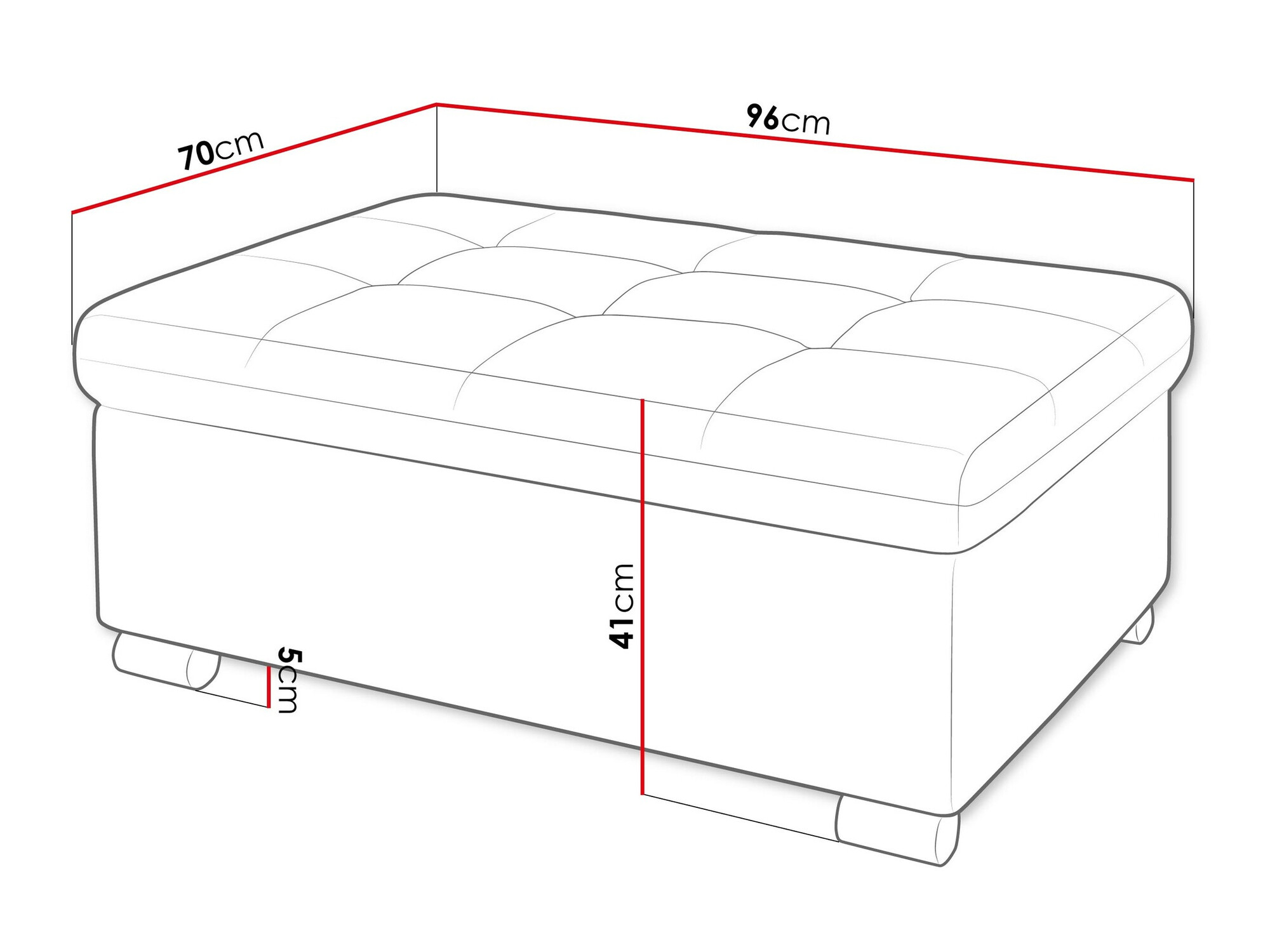 Мягкая скамья Comfivo 118 (Coral 50)