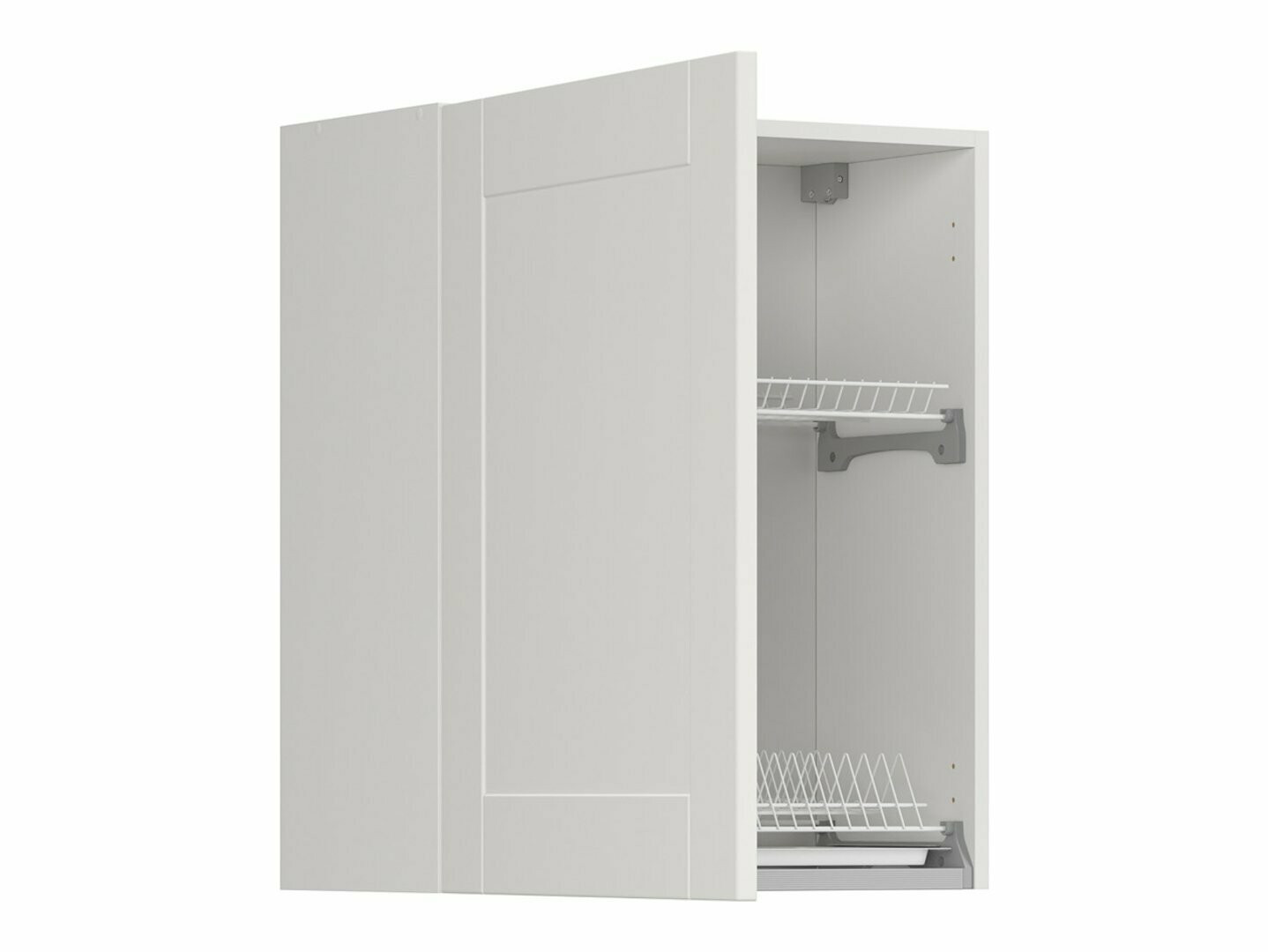 Модульный настенный шкафчик с сушилкой Eva White 155