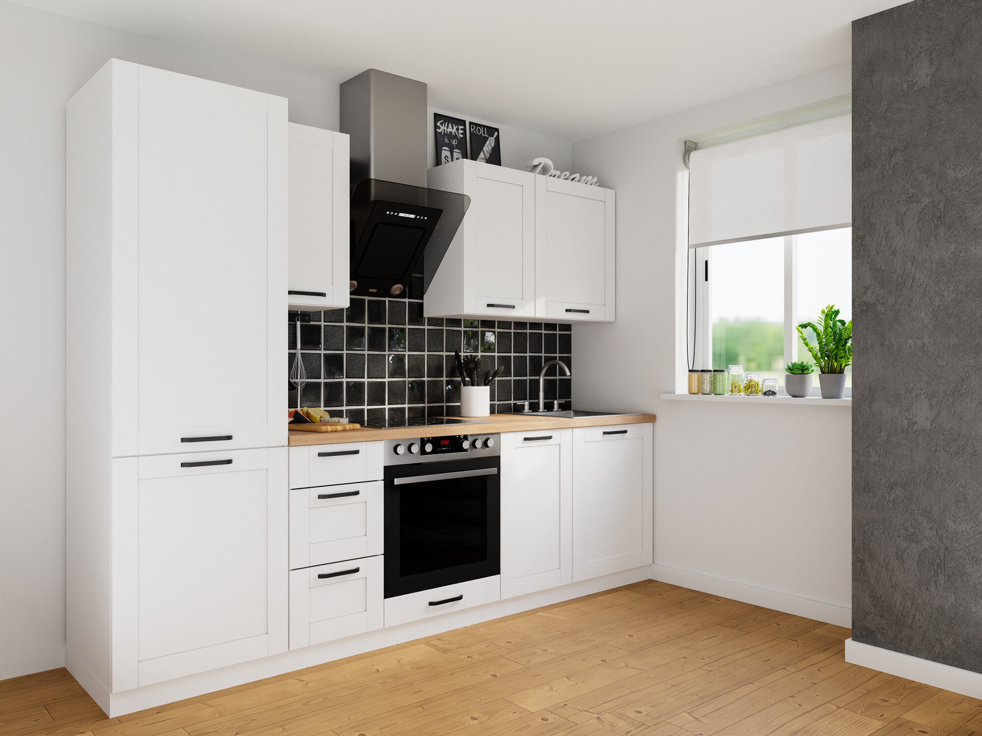 Moduļu piekarams skapis Eva White 140