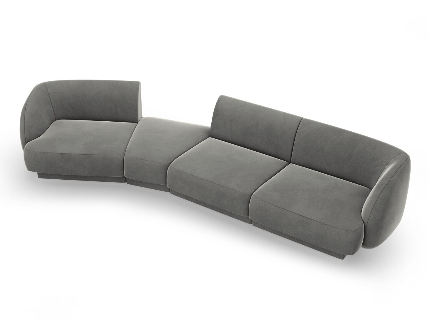 Moduļu stūra dīvāns Tivlomi 122 (Bluvel 13)