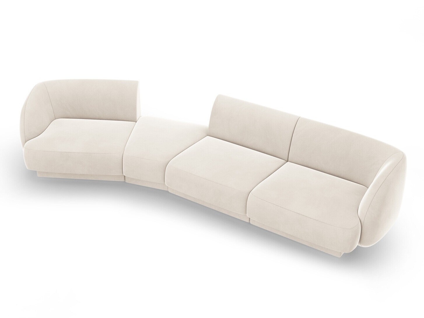 Moduļu stūra dīvāns Tivlomi 122 (Bluvel 22)