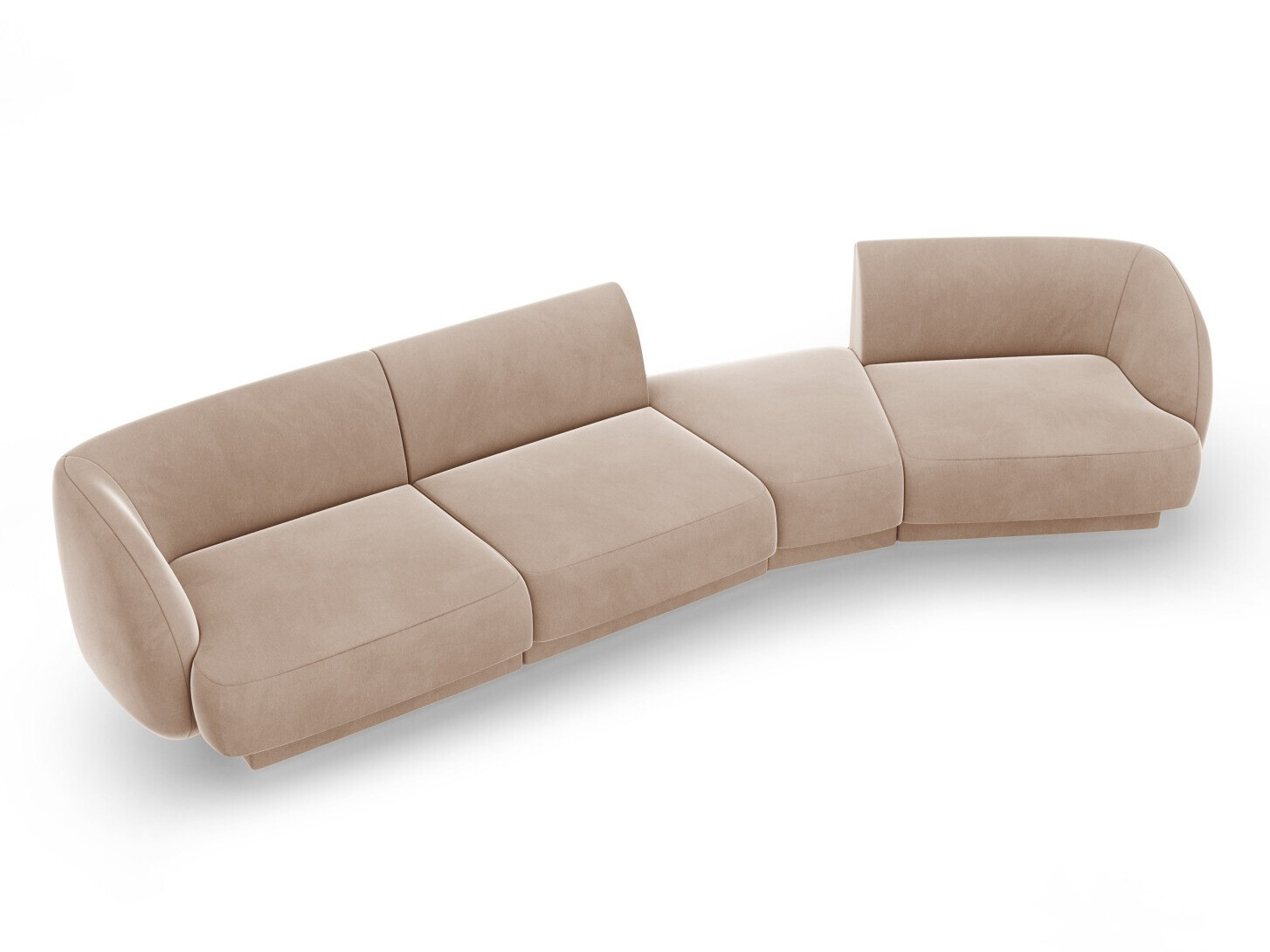 Moduļu stūra dīvāns Tivlomi 122 (Bluvel 40)