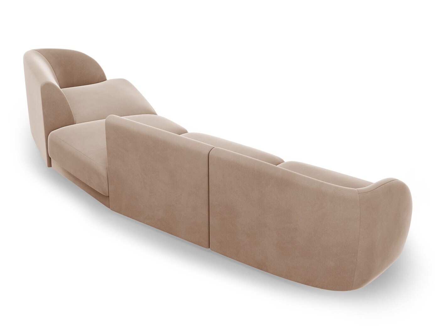 Moduļu stūra dīvāns Tivlomi 122 (Bluvel 40)