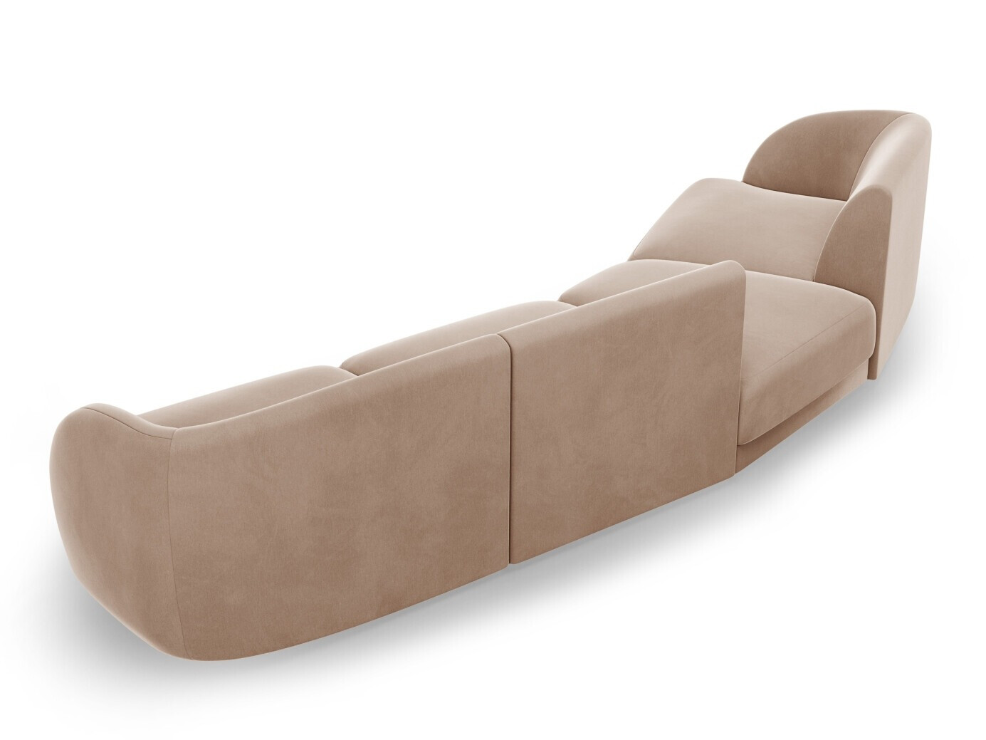 Moduļu stūra dīvāns Tivlomi 122 (Bluvel 40)