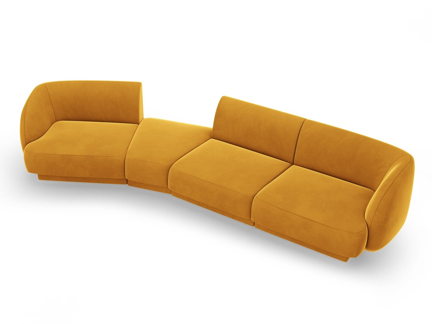 Moduļu stūra dīvāns Tivlomi 122 (Bluvel 68)