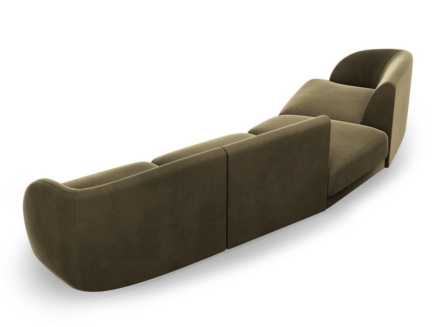 Moduļu stūra dīvāns Tivlomi 122 (Bluvel 77)