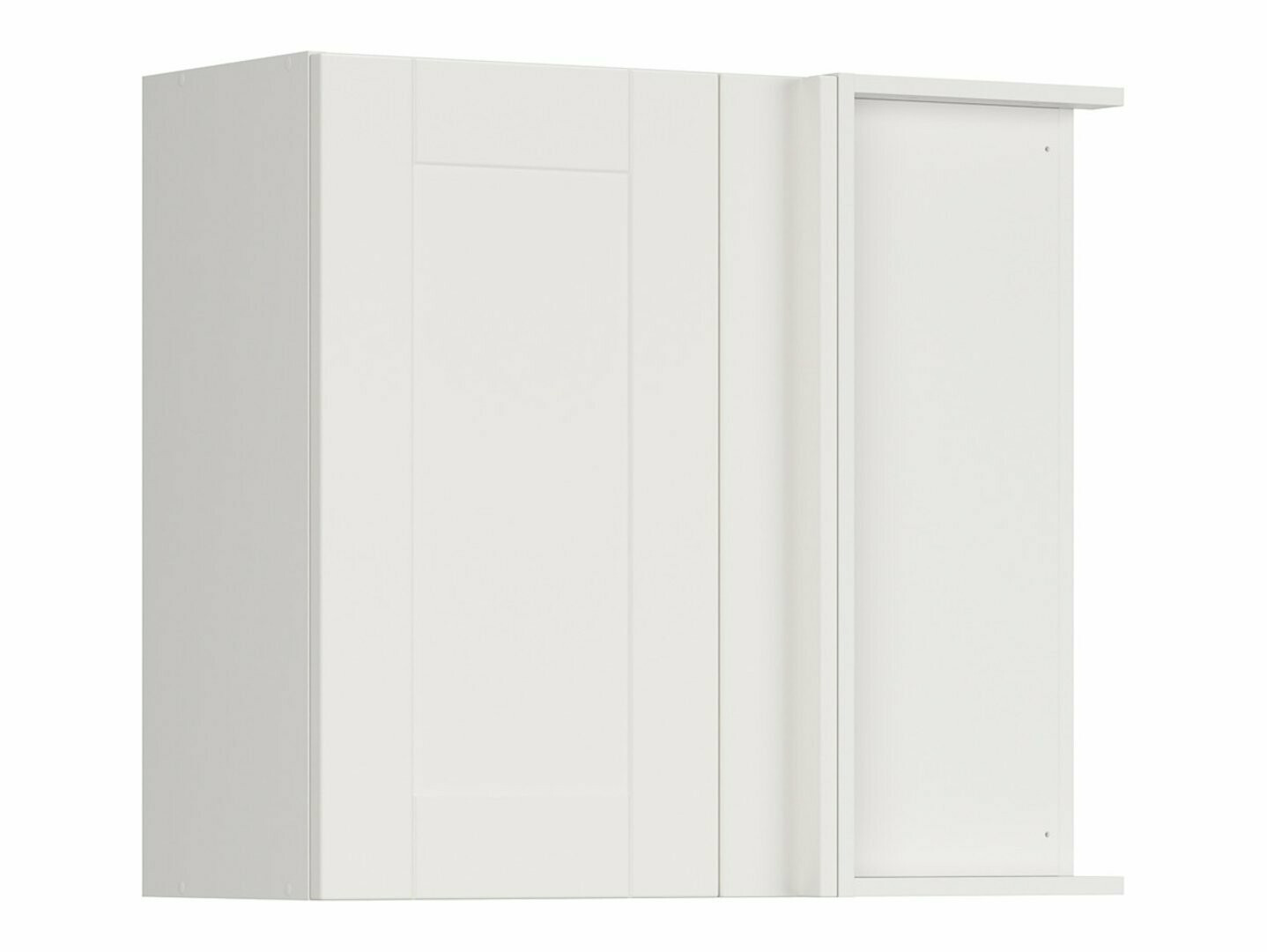 Модульный настенный угловой шкафчик Eva White 158