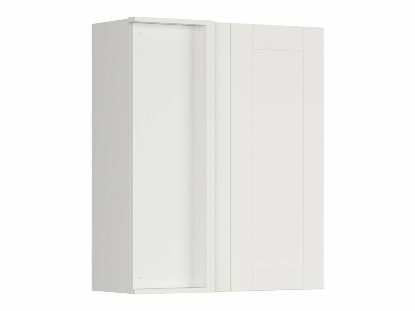 Модульный настенный угловой шкафчик Eva White 159