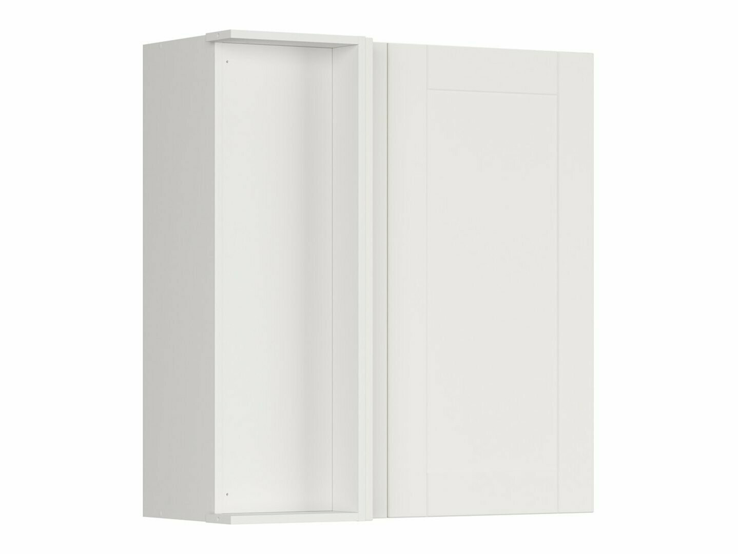 Модульный настенный угловой шкафчик Eva White 161