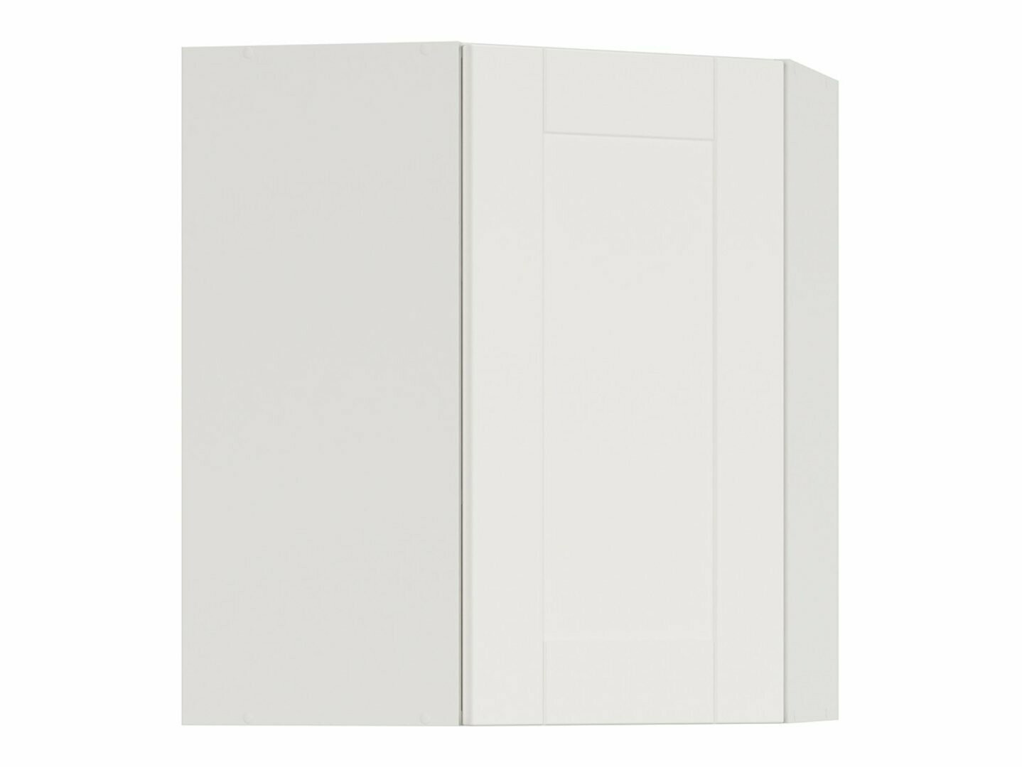 Модульный настенный угловой шкафчик Eva White 162