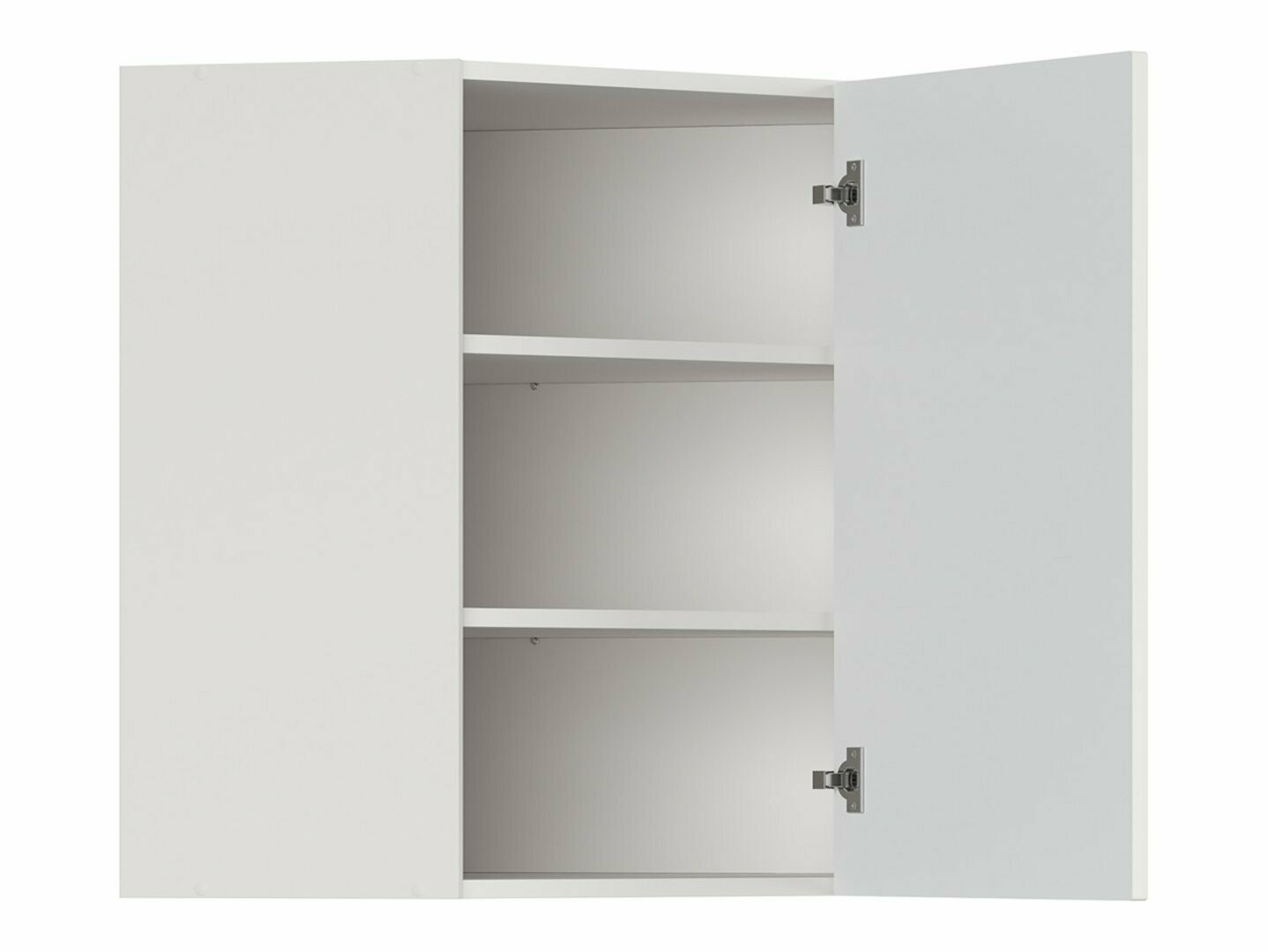 Модульный настенный угловой шкафчик Eva White 162