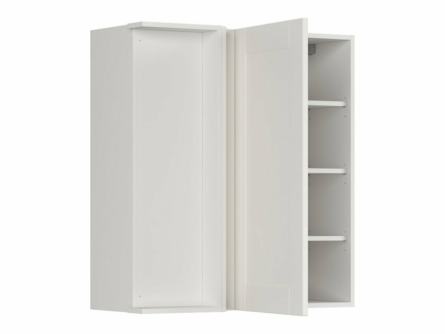 Moduļu piekarams stūra skapis Eva White 161